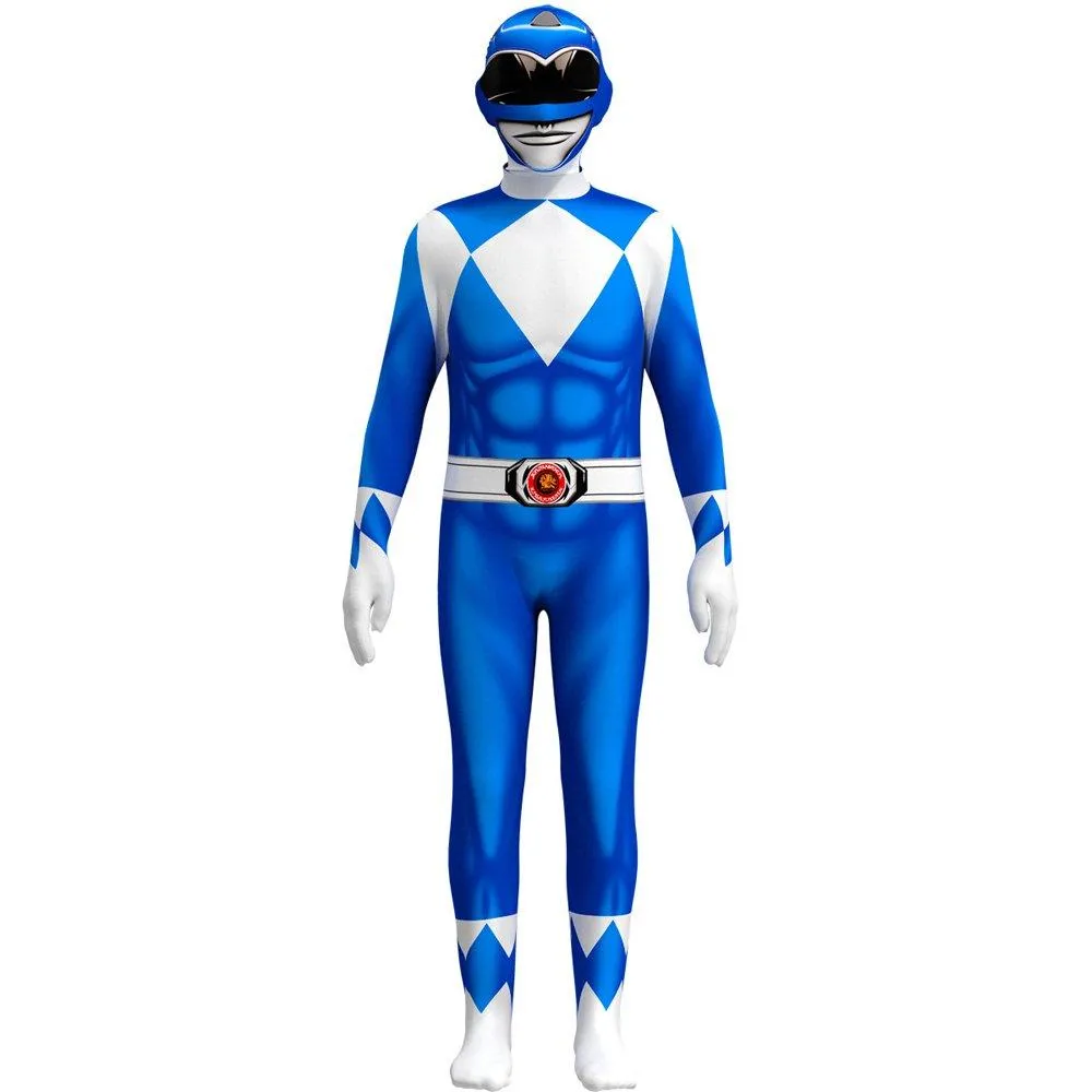 Mighty Morphin Power Rangers Costume Kids Superhero Bodysuit Halloween jumpsuits onesies