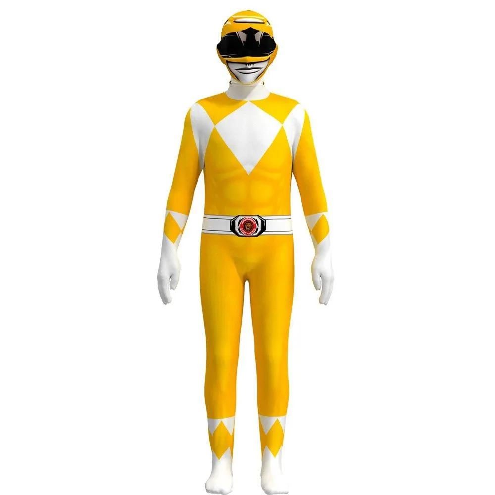 Mighty Morphin Power Rangers Costume Kids Superhero Bodysuit Halloween jumpsuits onesies