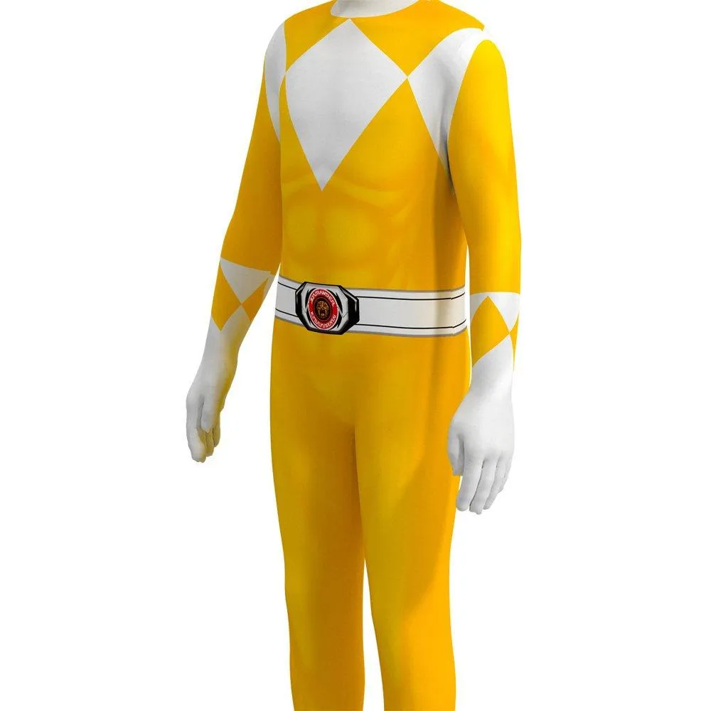 Mighty Morphin Power Rangers Costume Kids Superhero Bodysuit Halloween jumpsuits onesies