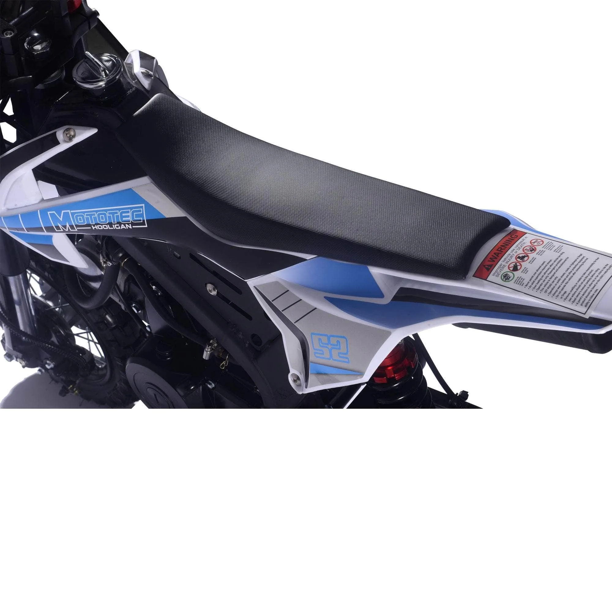 MotoTec Hooligan 72cc 4-Stroke Gas Dirt Bike