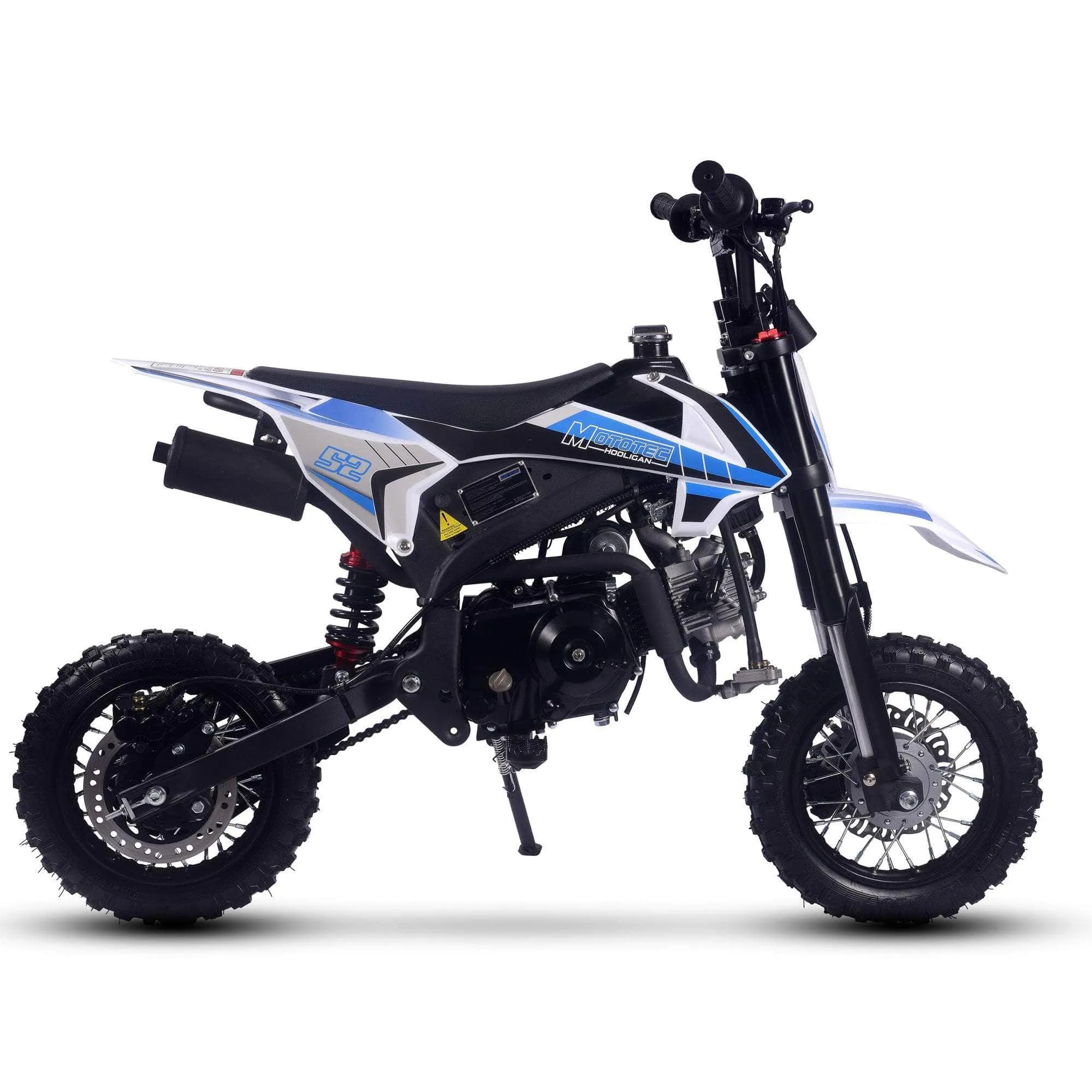 MotoTec Hooligan 72cc 4-Stroke Gas Dirt Bike