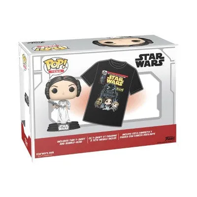 New - Funko POP & TEE: Star Wars Retro Princess Leia - 2XL