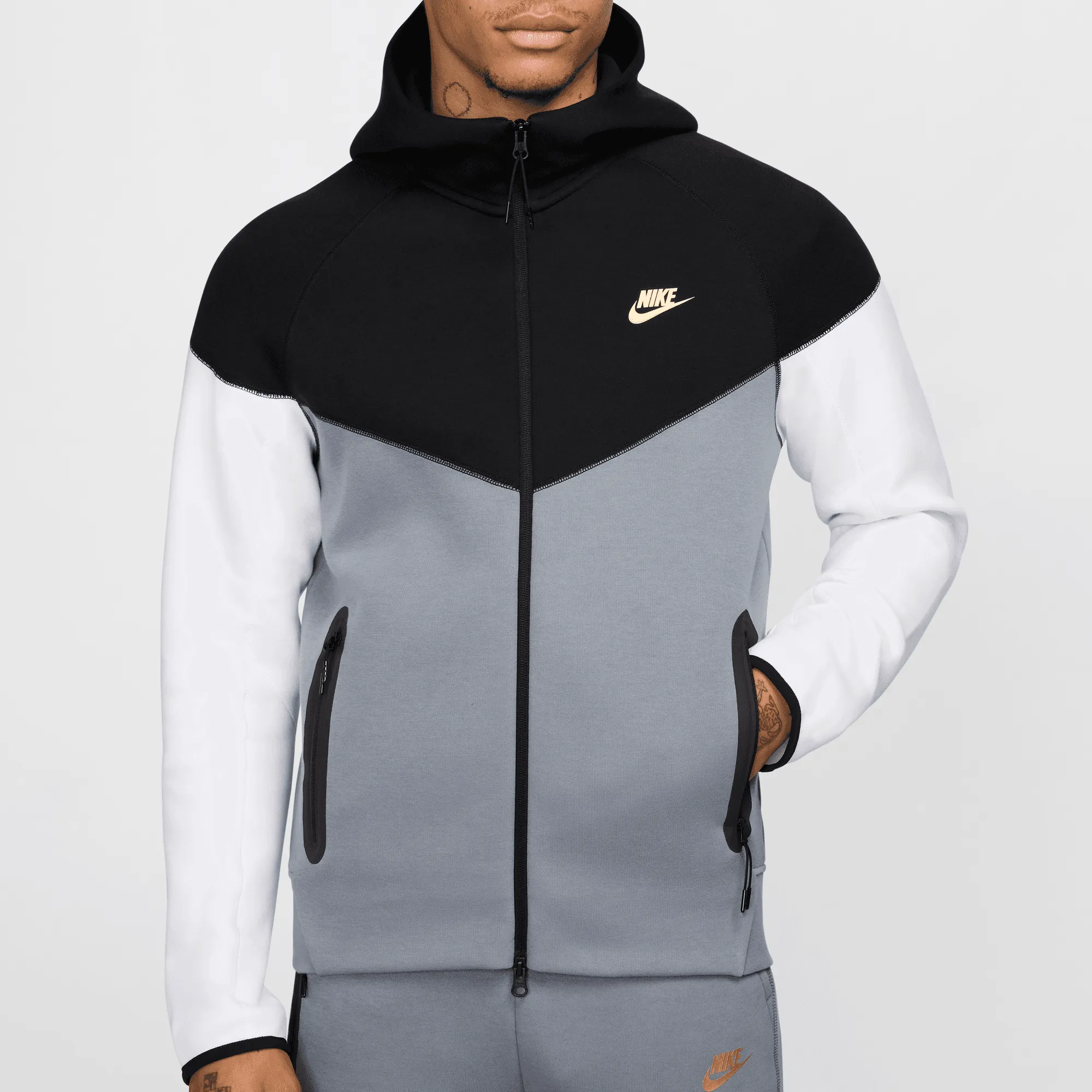 Nike Sportswear Tech Fleece Black Cool Grey Windrunner