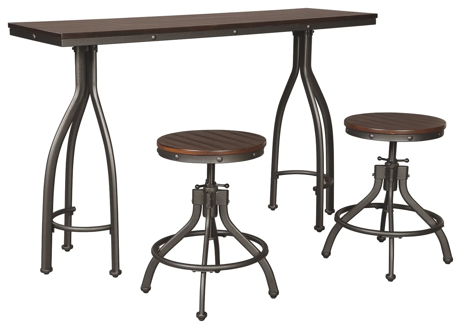 Odium Signature Design by Ashley Counter Height Table Set of 3