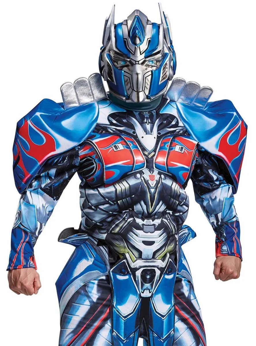 Optimus Prime Mens Deluxe Transformers Costume