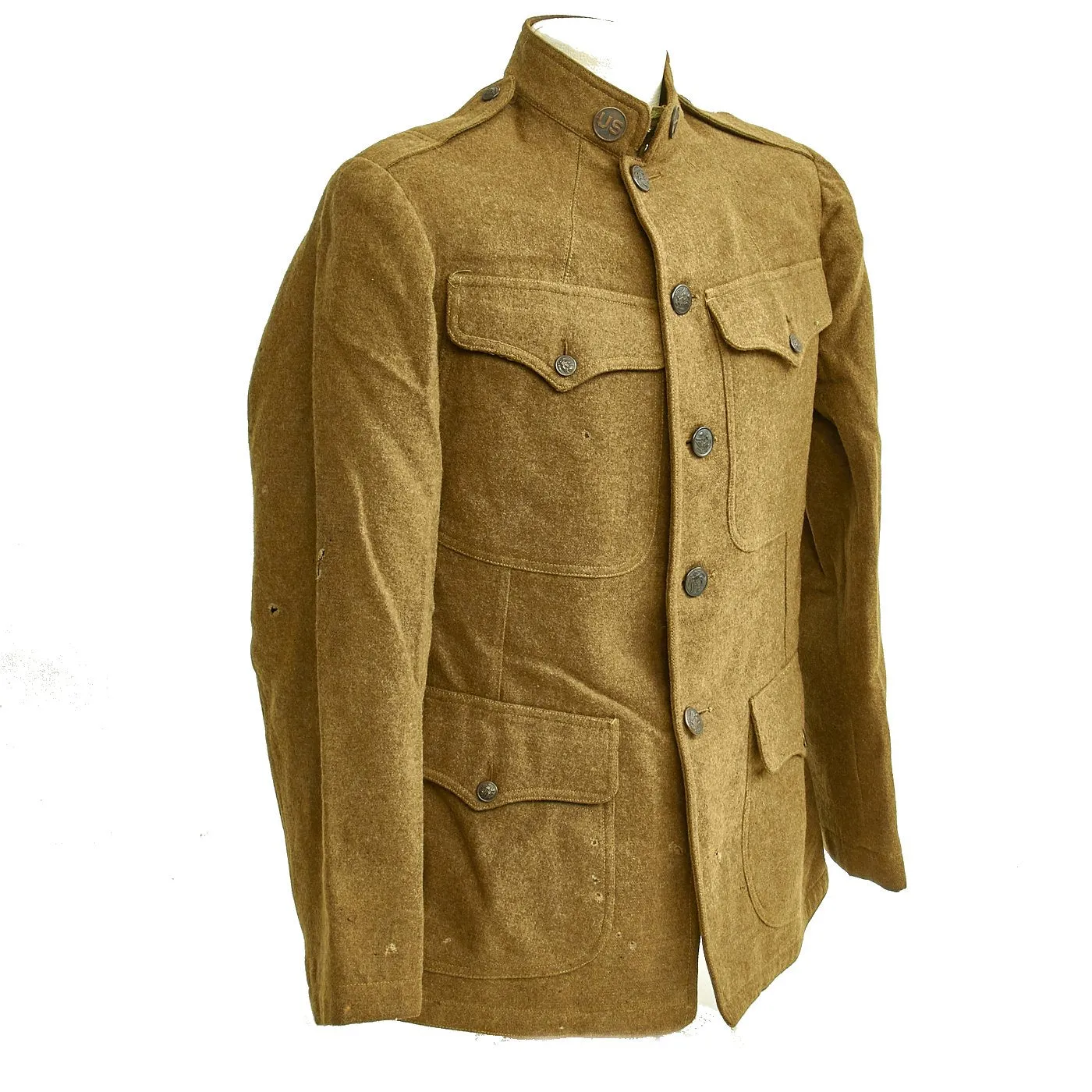 Original U.S. WWI AEF 29th Infantry Division M1917 Service Coat