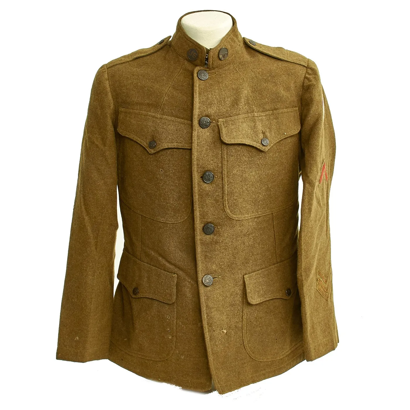 Original U.S. WWI AEF 29th Infantry Division M1917 Service Coat