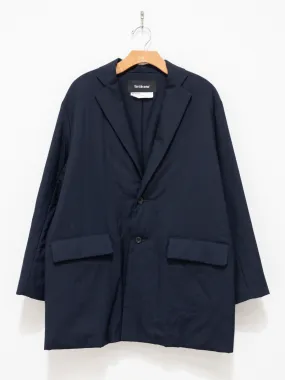 Padded Tailored Jacket - Navy