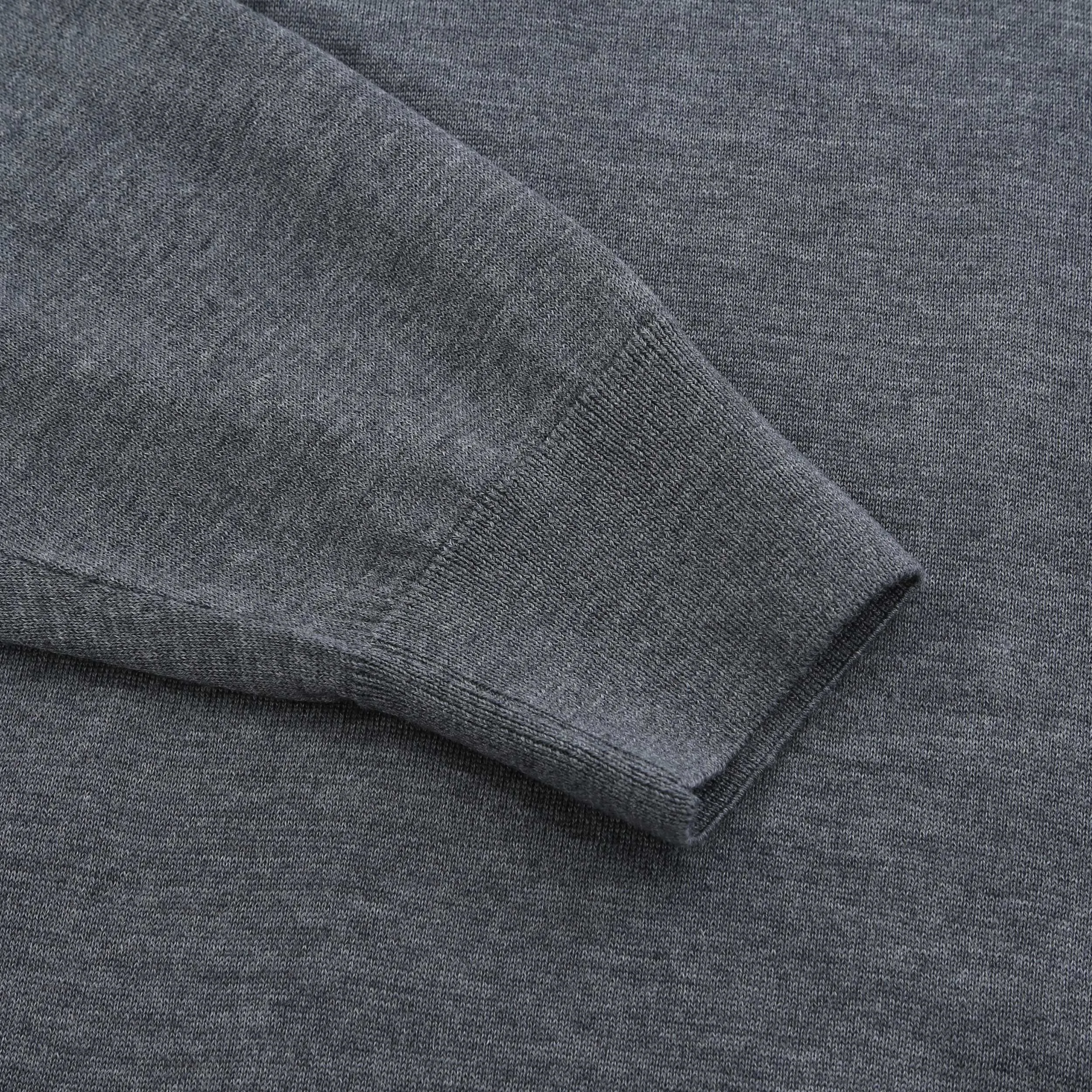 Pal Zileri Basic Crew Neck Knitwear in Grey