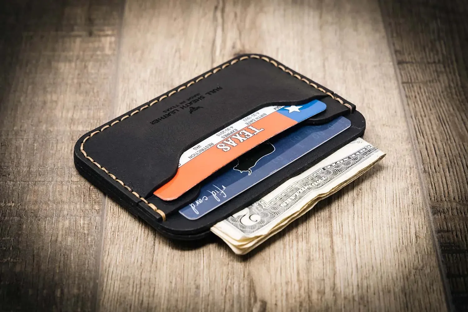 Pflugerville Card Wallet - Black