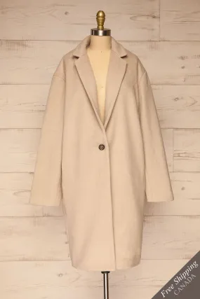 Pinczow | Long Wool Coat