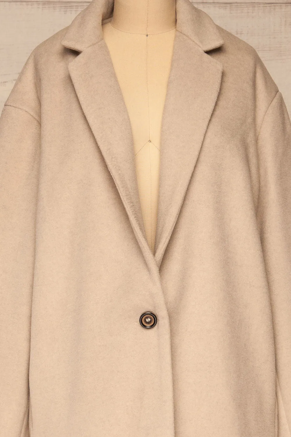 Pinczow | Long Wool Coat