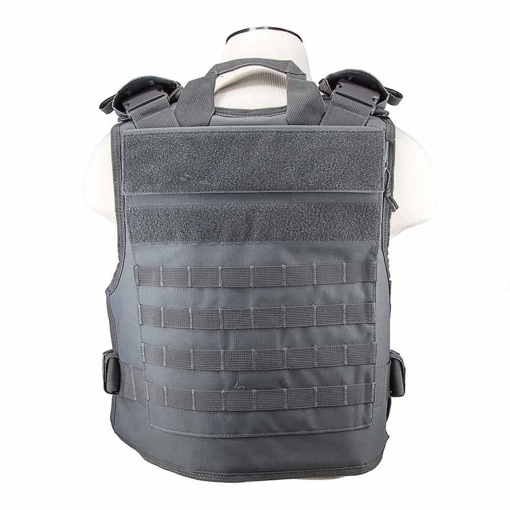 Plate Carrier with External Hard Plate Pockets - MED-2XL - Urban Gray