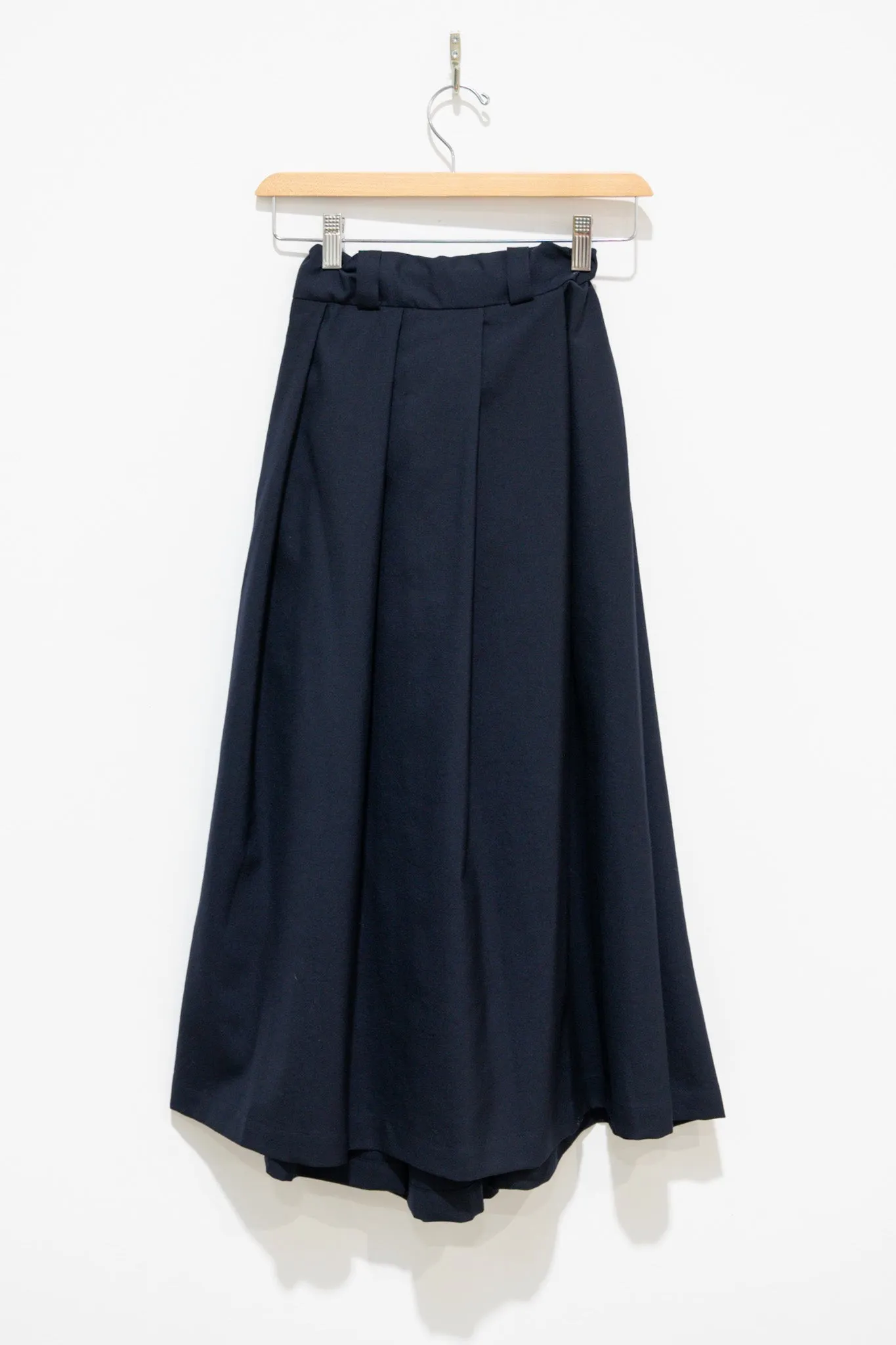 Pleated Skirt - Navy