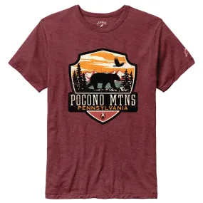 Pocono Mountains Bear and Eagle Tee