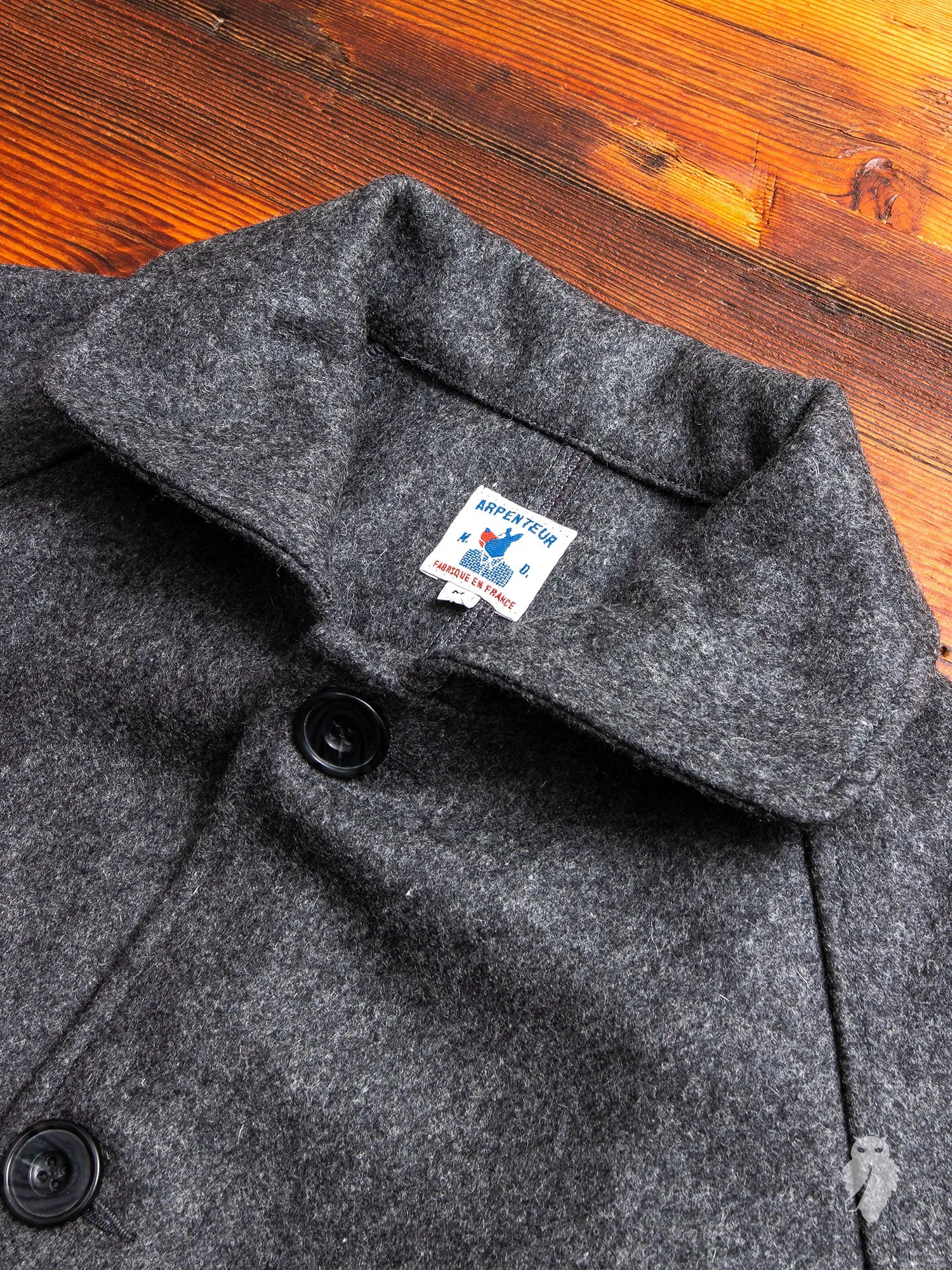 "Utile" Wool Jacket in Grey