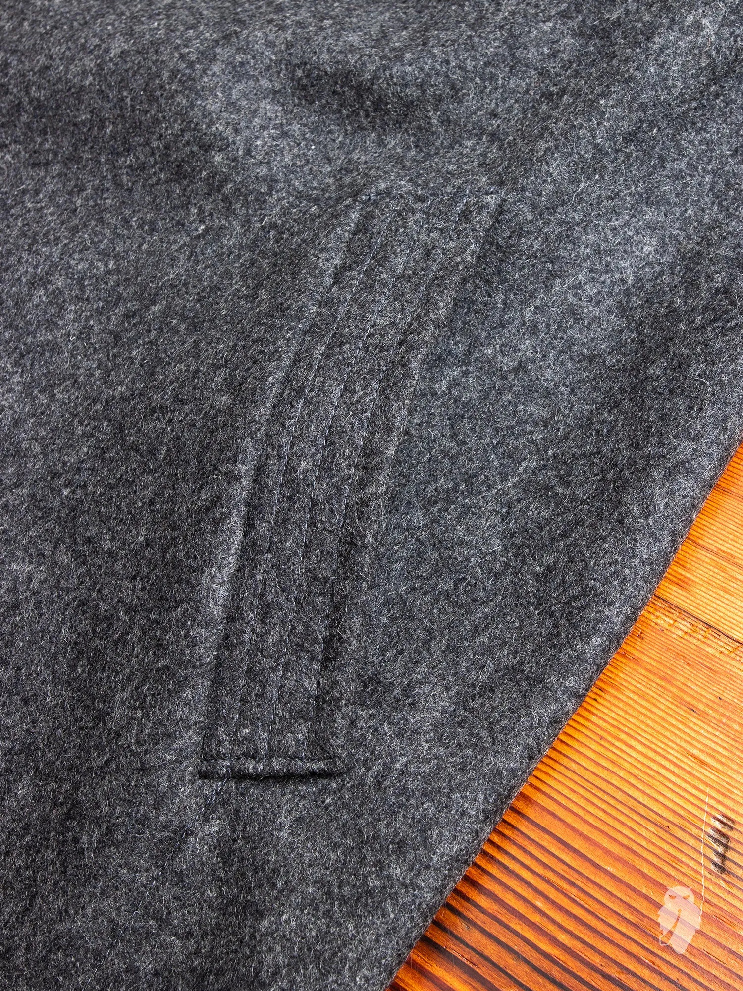 "Utile" Wool Jacket in Grey