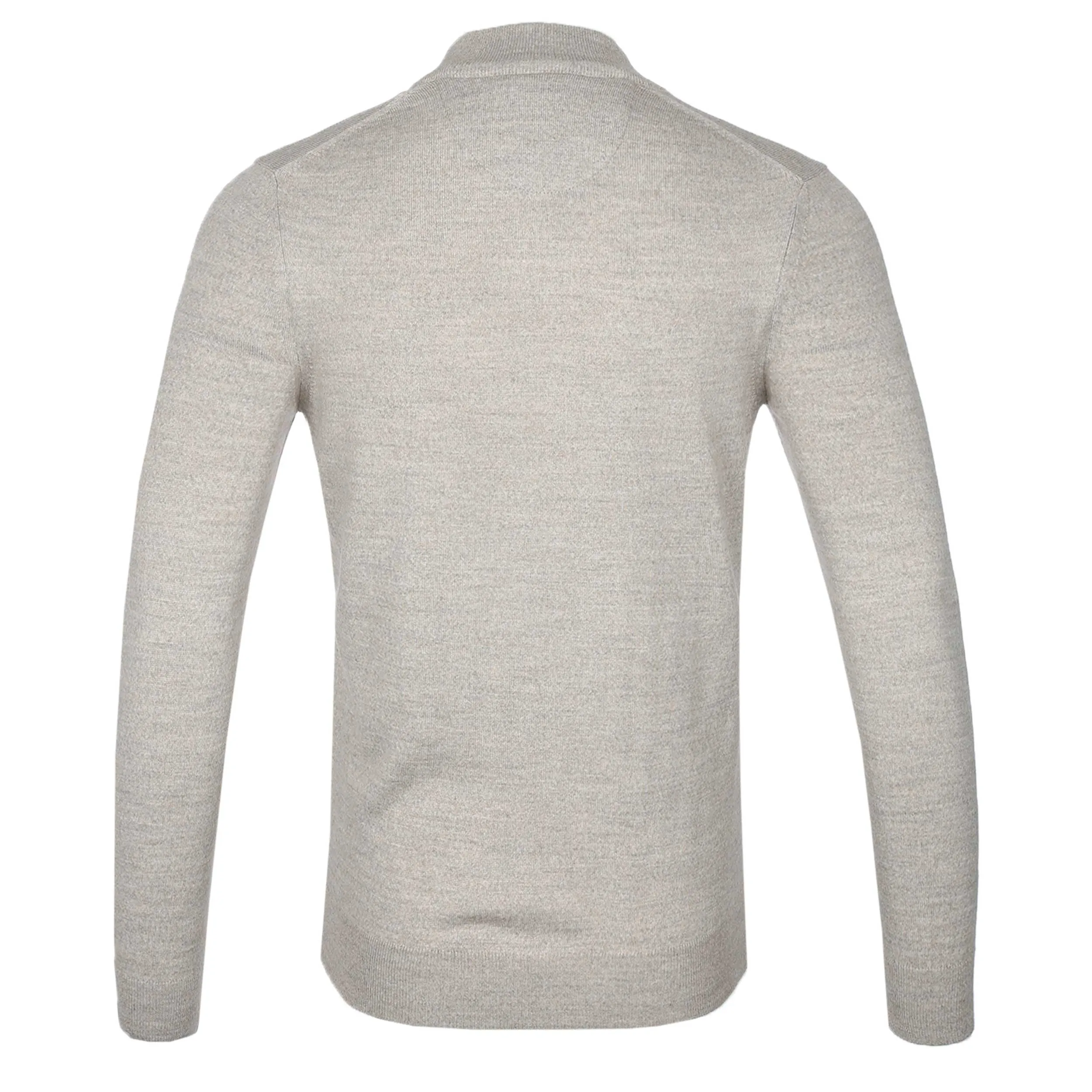 Remus Uomo 1/4 Zip Knitwear in Sand