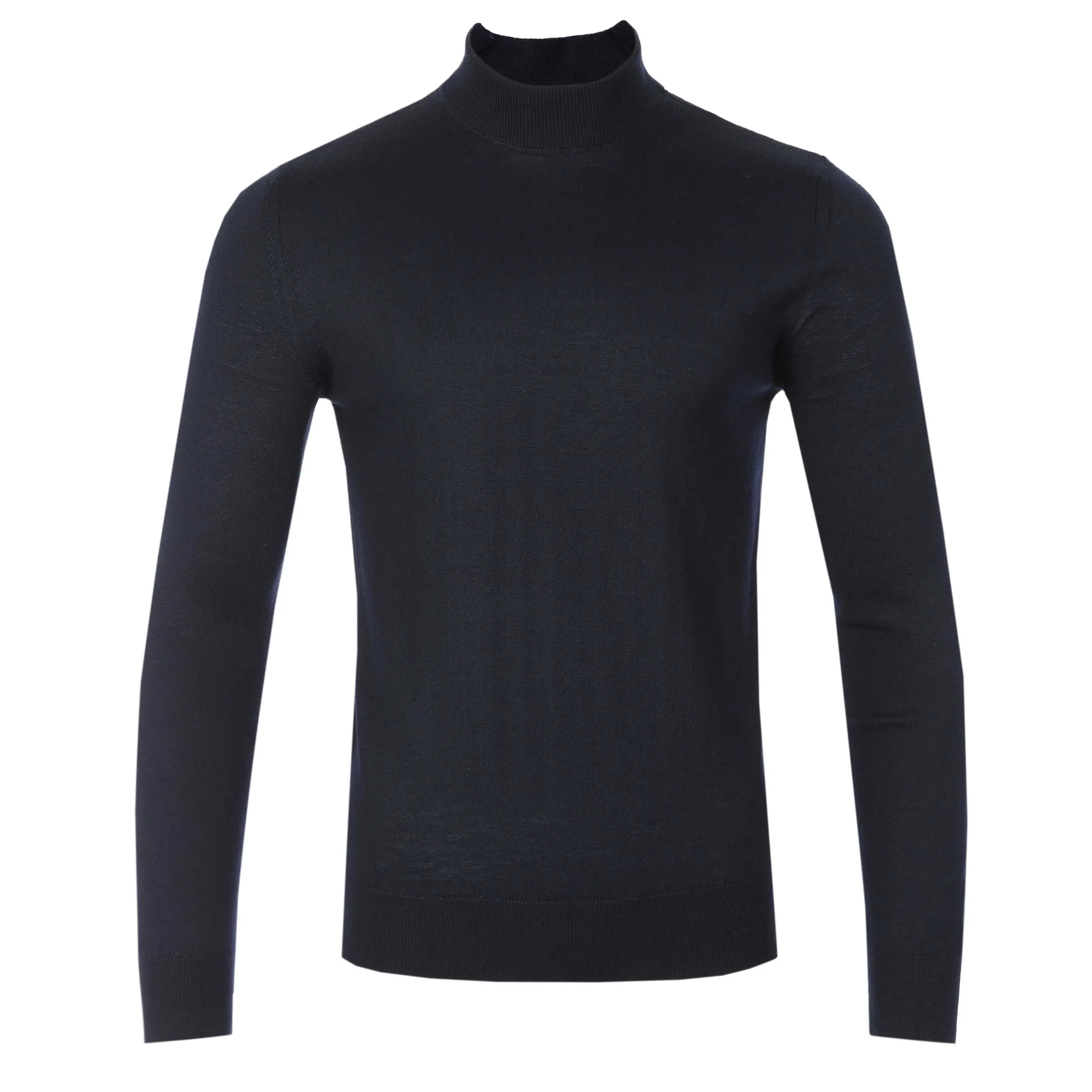 Remus Uomo Turtle Neck Knitwear in Navy