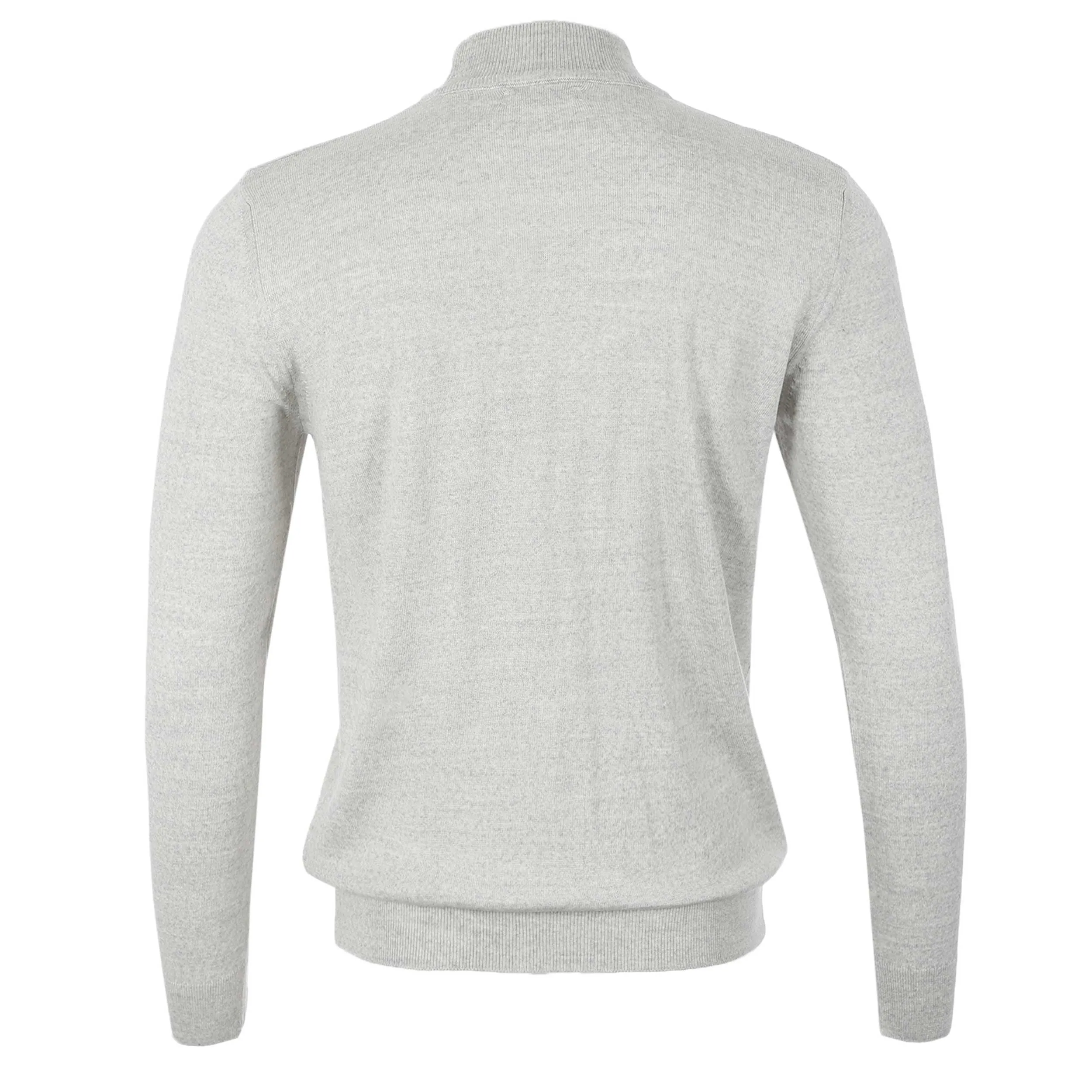 Remus Uomo Turtle Neck Knitwear in Silver