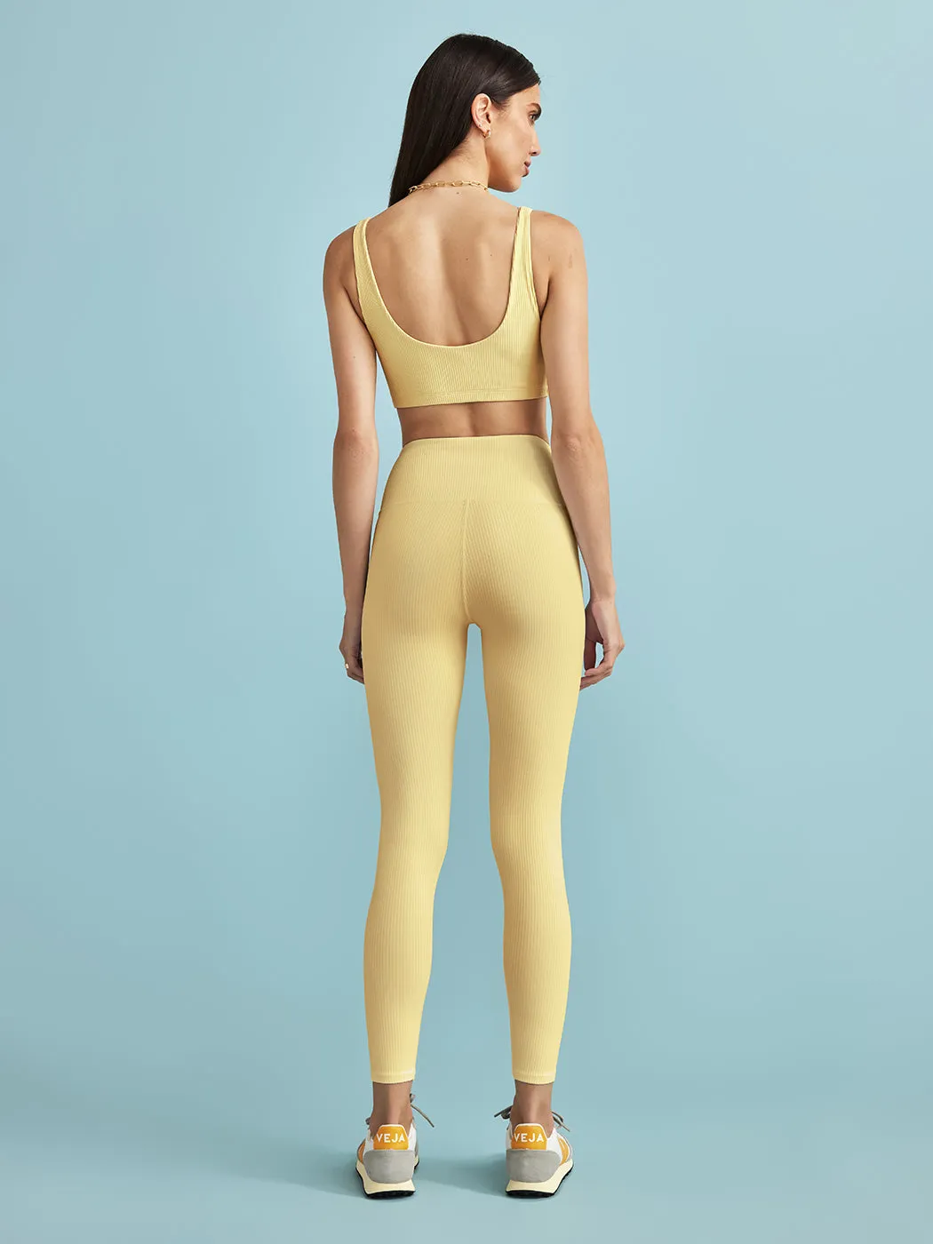 Ribbed Bra - Butter Yellow