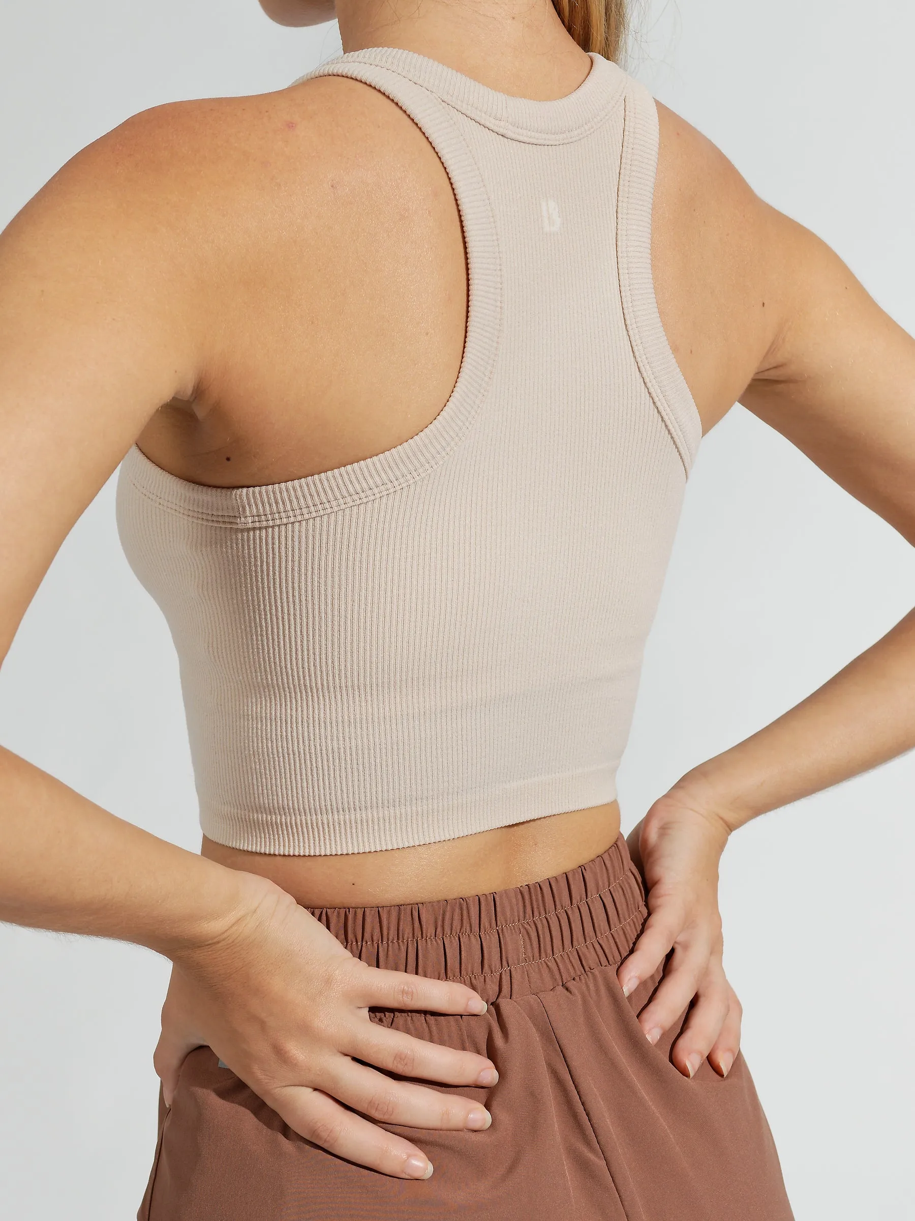 Ribbed Seamless Tank - Stardust