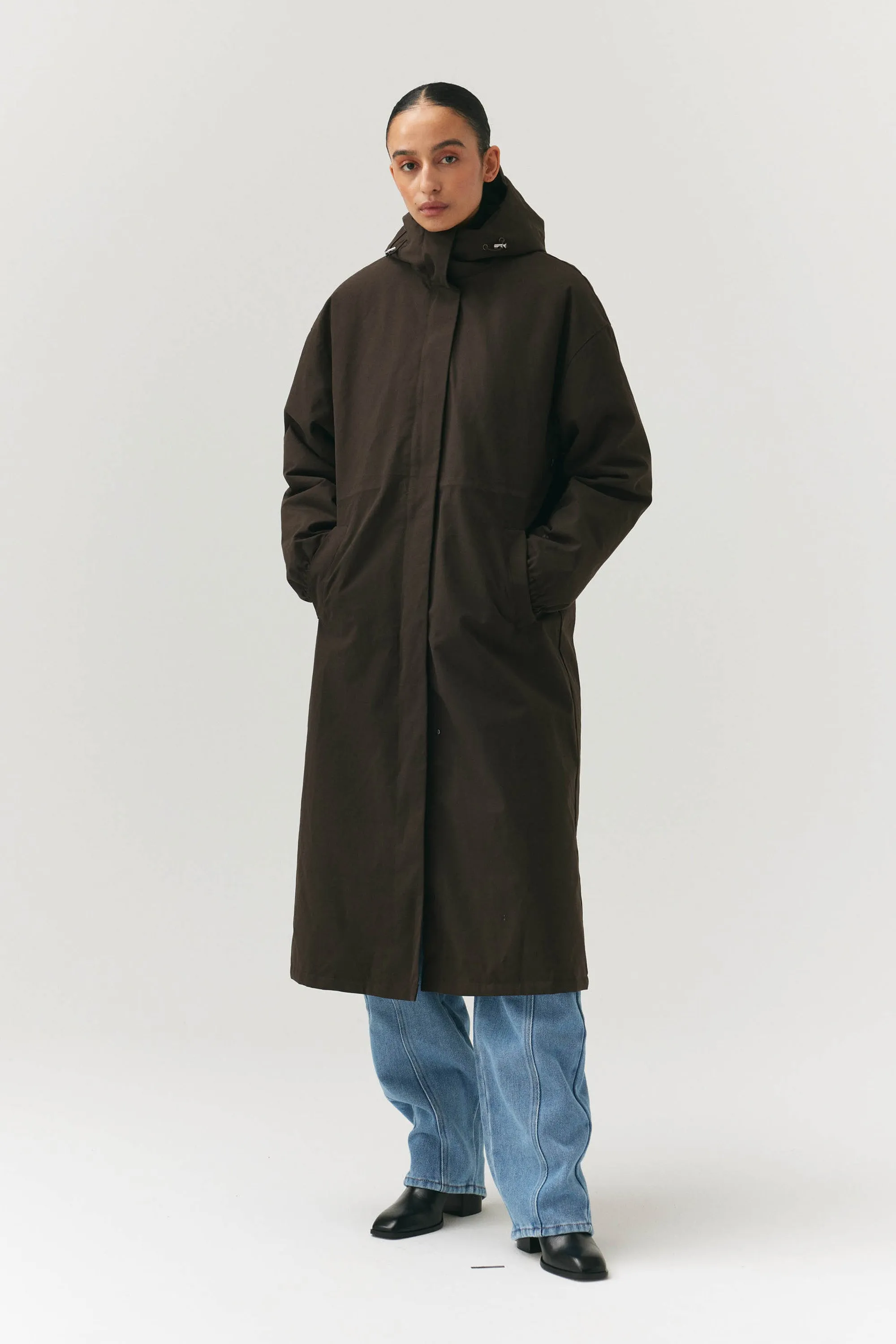 ROOMY LONG TUBE AW24 CHESTNUT