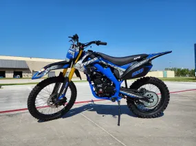 RPS Blade 250 Dirt Bike Manual Transmission, Electric Start, 37-inch seat height, Front a rear disc brakes