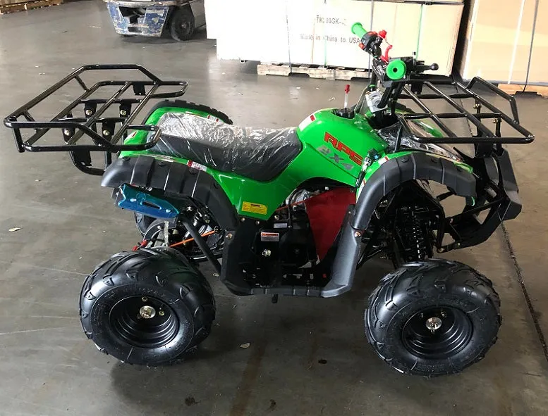 RPS Bull 125 7'', Youth Mid size ATV.  Automatic, 16 inch tires, LED head Lights