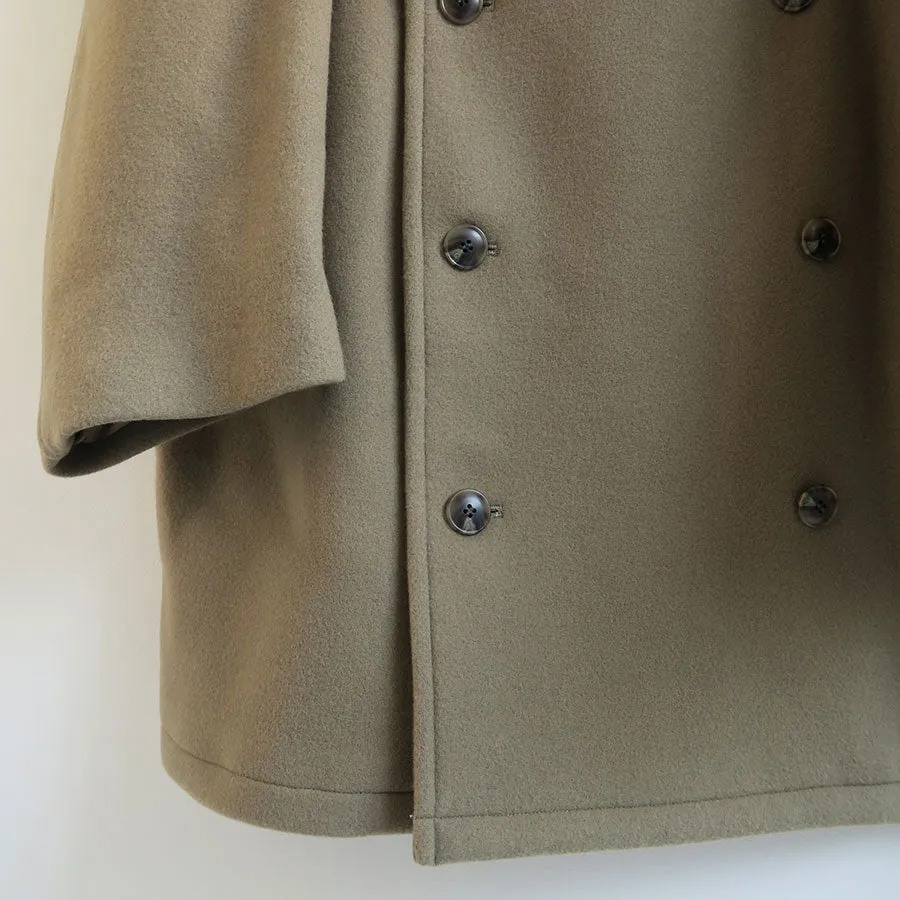 【RYU KAGA/リュウ カガ】<br>Oversized pea coat <br>84RC01D