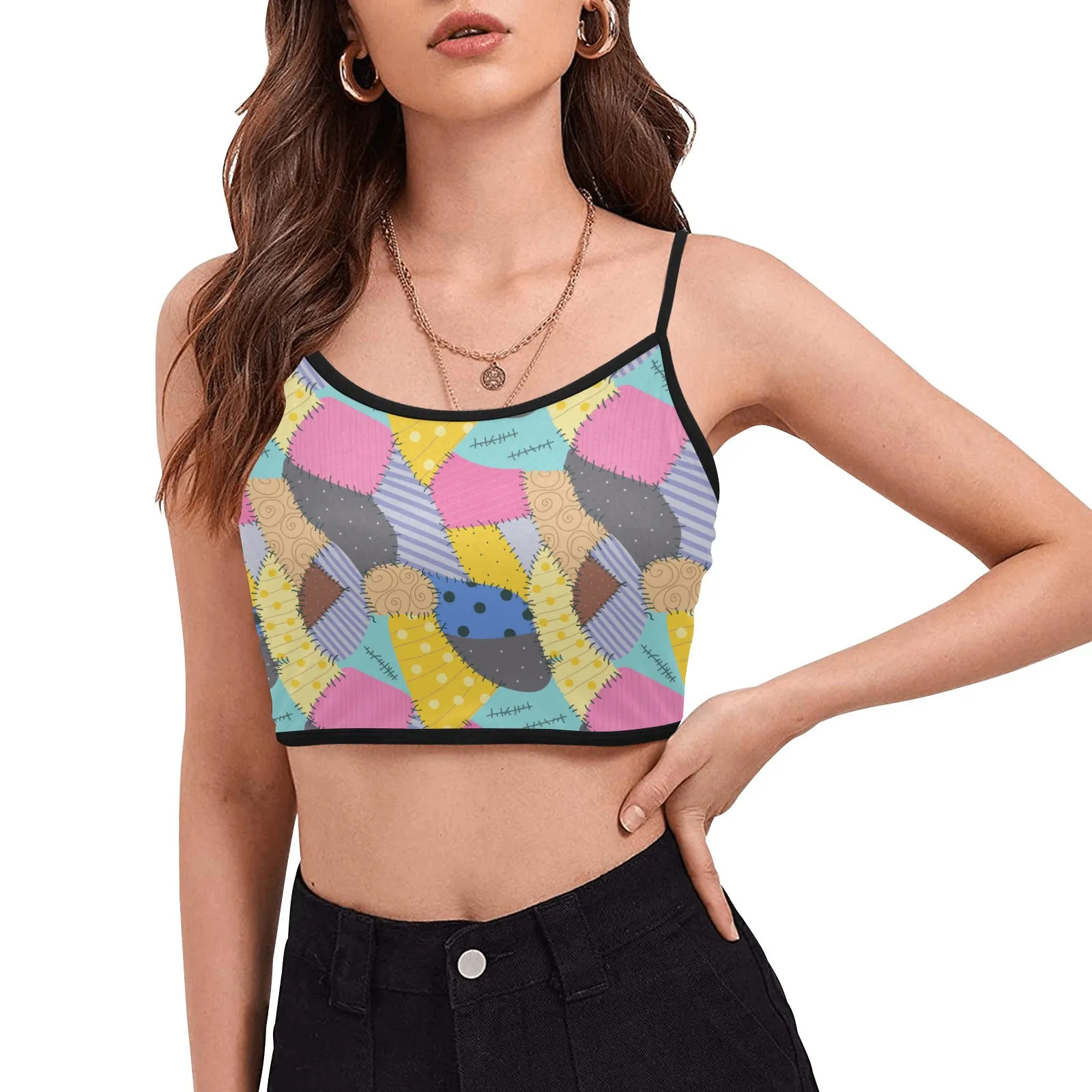 Sally's Dress Women's Spaghetti Strap Crop Top