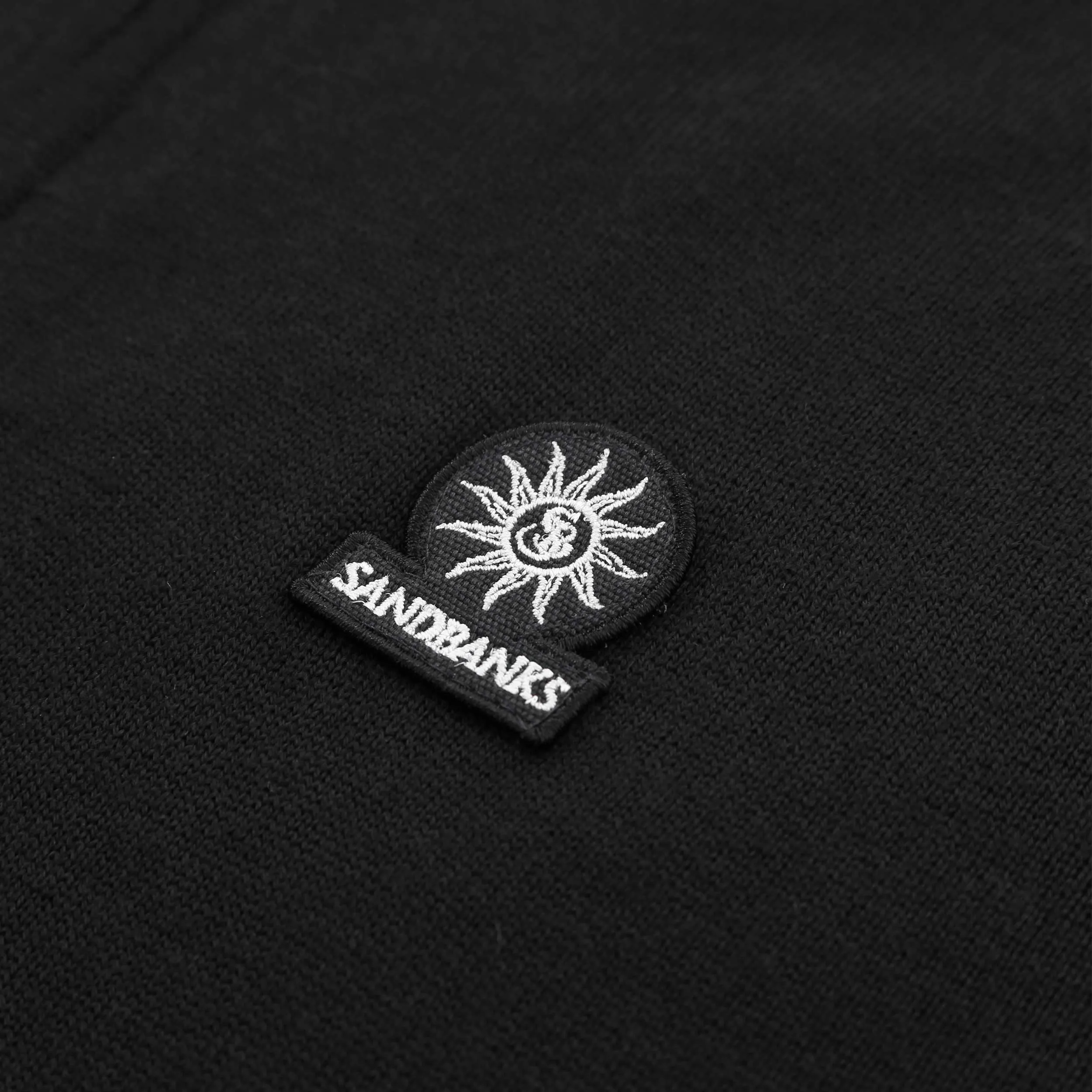 Sandbanks 1/4 Zip Knitwear in Black