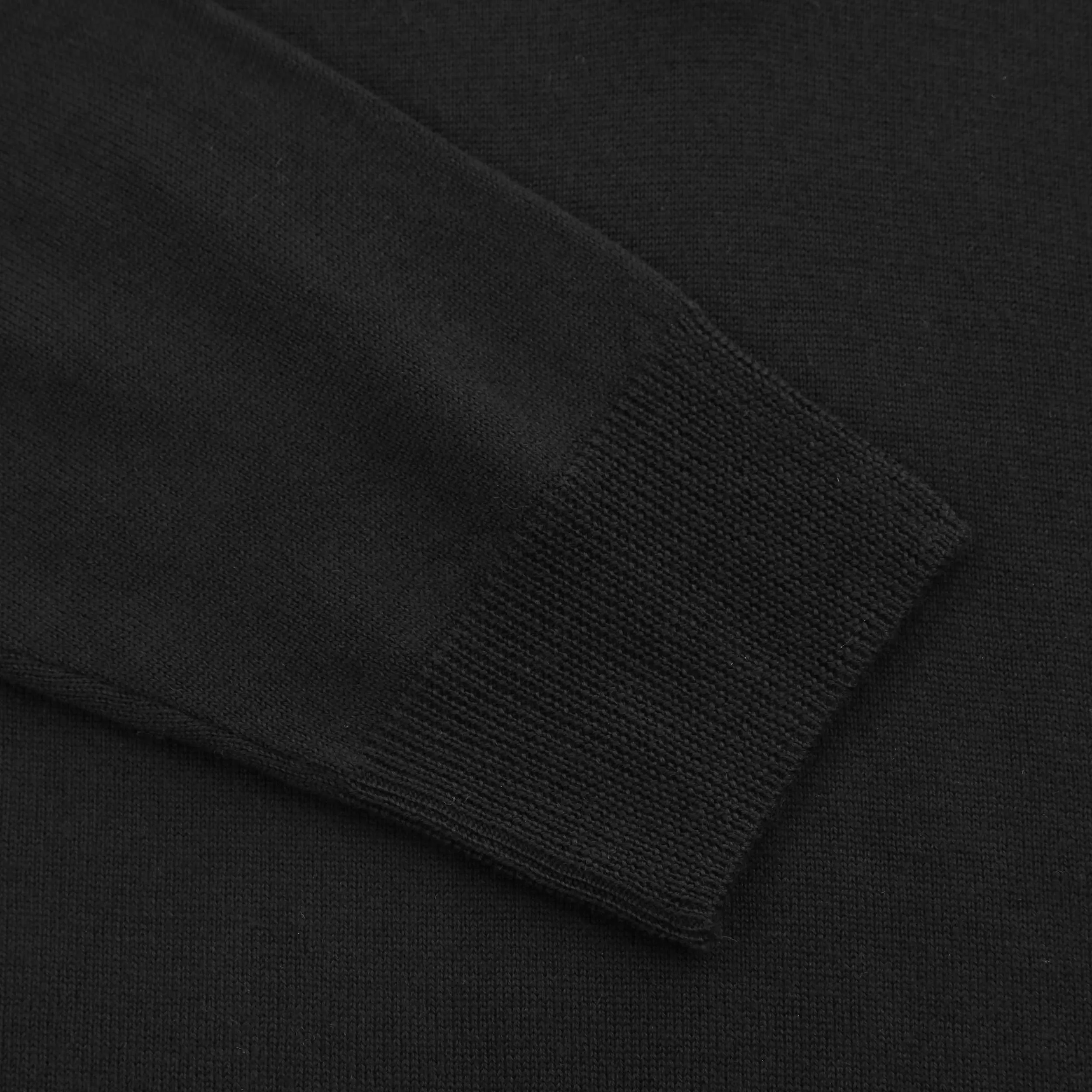 Sandbanks 1/4 Zip Knitwear in Black