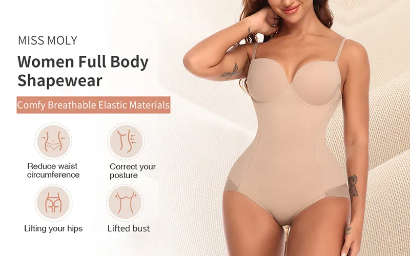 Shapewear Bodysuit for Women Tummy Control Butt Lifter Panties Waist Trainer Stomach Body Shaper Underwear Girdles