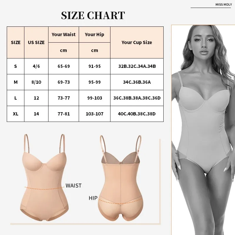 Shapewear Bodysuit for Women Tummy Control Butt Lifter Panties Waist Trainer Stomach Body Shaper Underwear Girdles