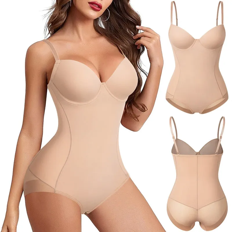 Shapewear Bodysuit for Women Tummy Control Butt Lifter Panties Waist Trainer Stomach Body Shaper Underwear Girdles