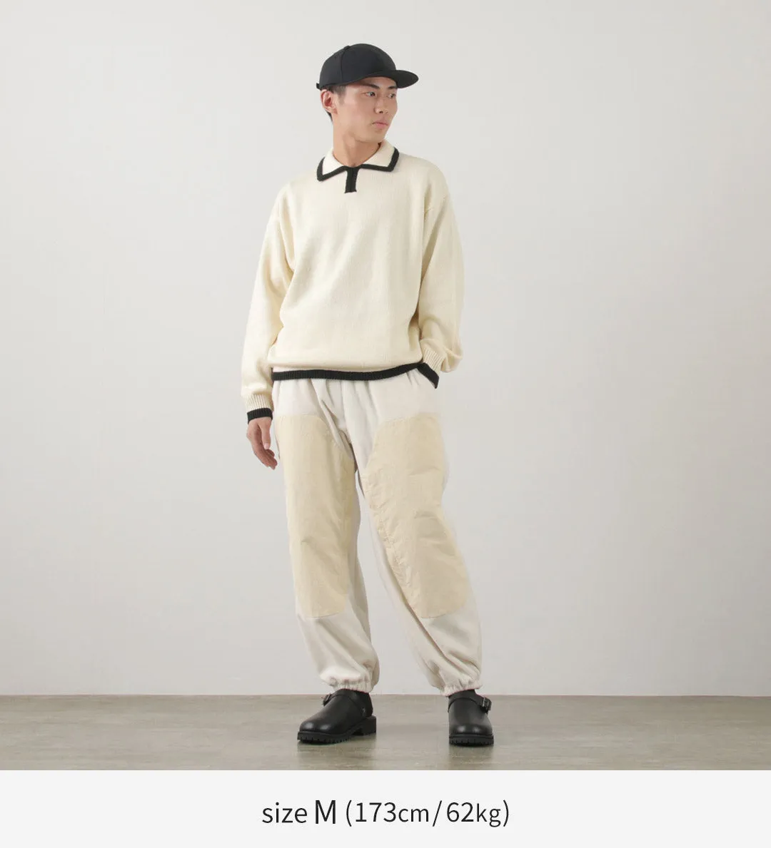 SON OF THE CHEESE / Line Polo Knit