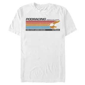 Star Wars 25th Anniversary The Phantom Menace Retro Line Podrace T-shirt