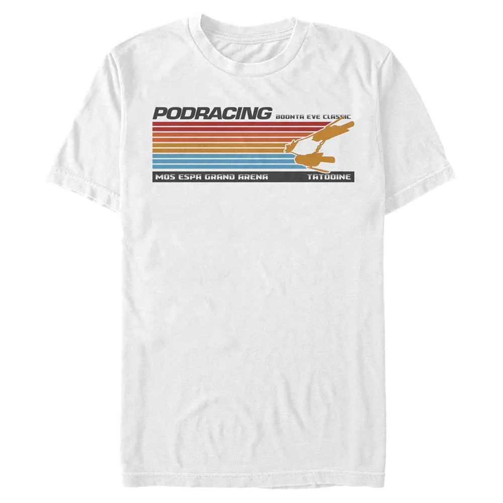 Star Wars 25th Anniversary The Phantom Menace Retro Line Podrace T-shirt