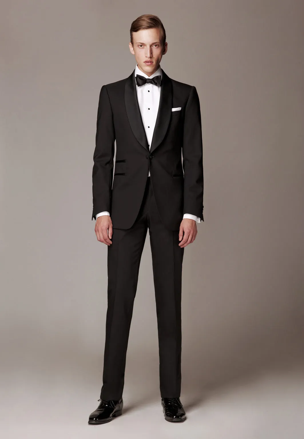 Suit "SHAWL TUXEDO" / Mohair & Merino Wool by Loro Piana