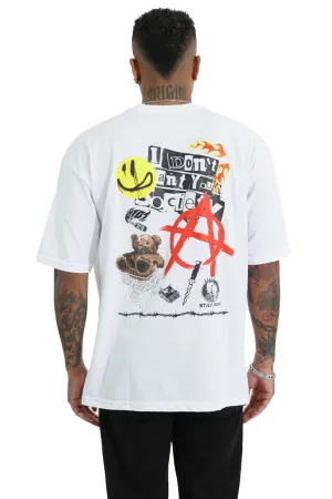 T-Shirt Uomo Stampa retro ''Anarchia'' Art. Ts130