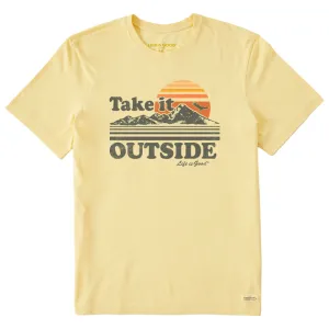 Take It Outside Retro Men's Crusher T-Shirt by Life is Good®