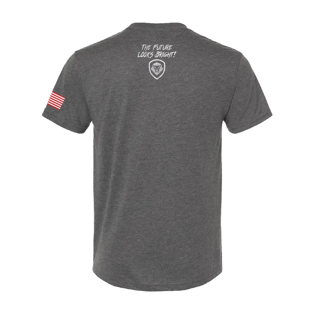 Team America Retro Grey Valuetainment Short Sleeve T-Shirt (Slim fit)