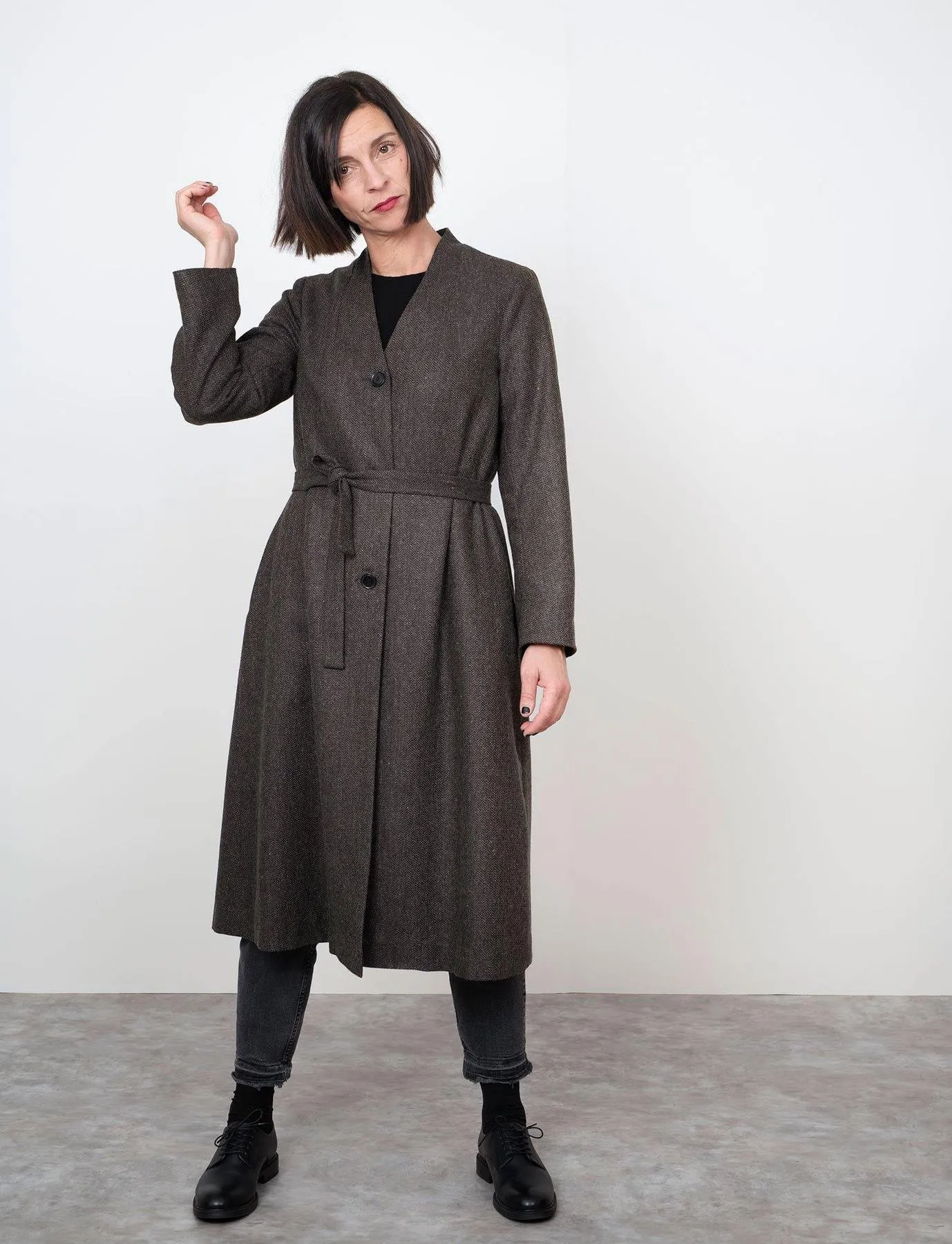 The Assembly Line - V Neck Coat