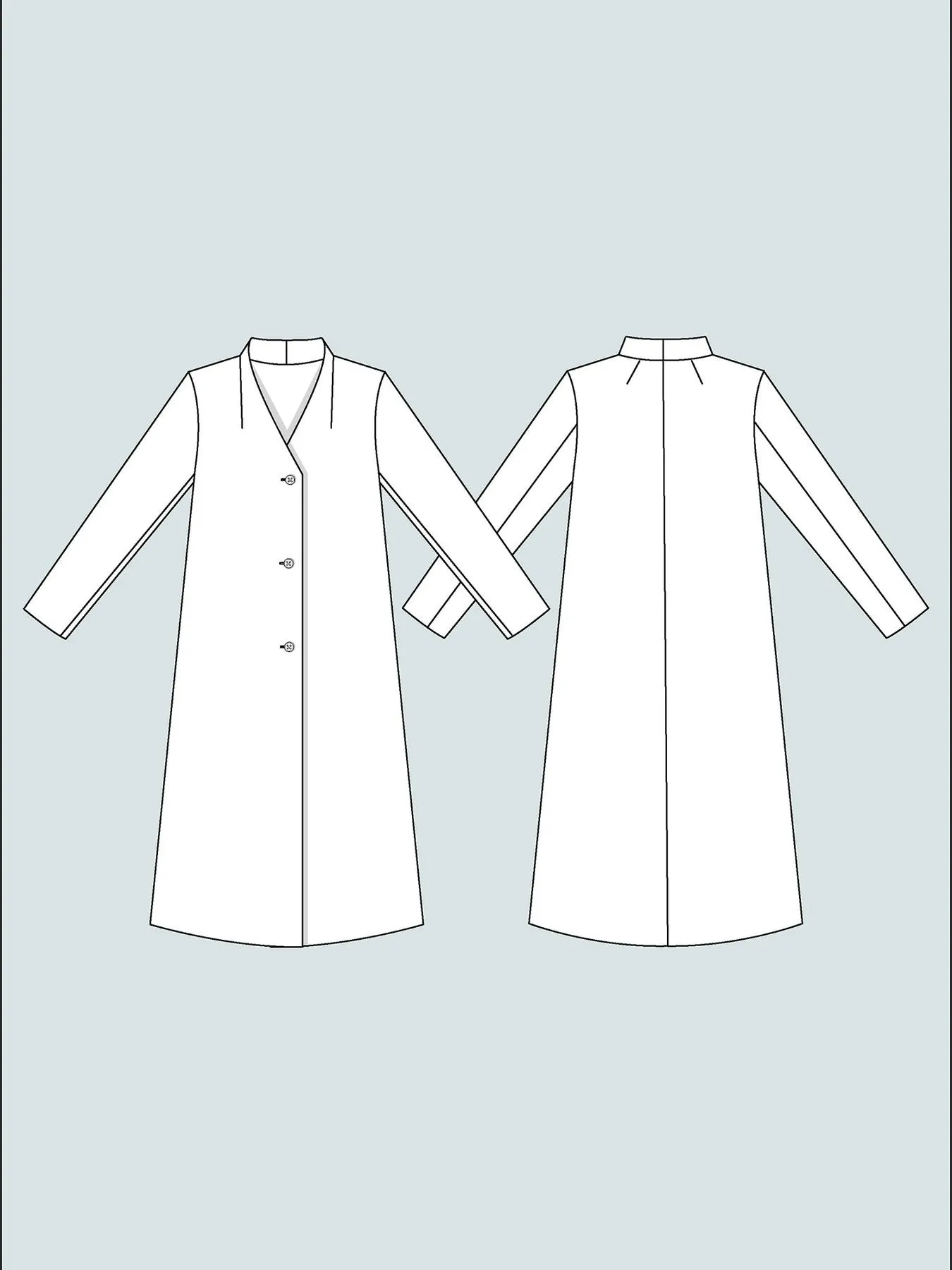 The Assembly Line - V Neck Coat