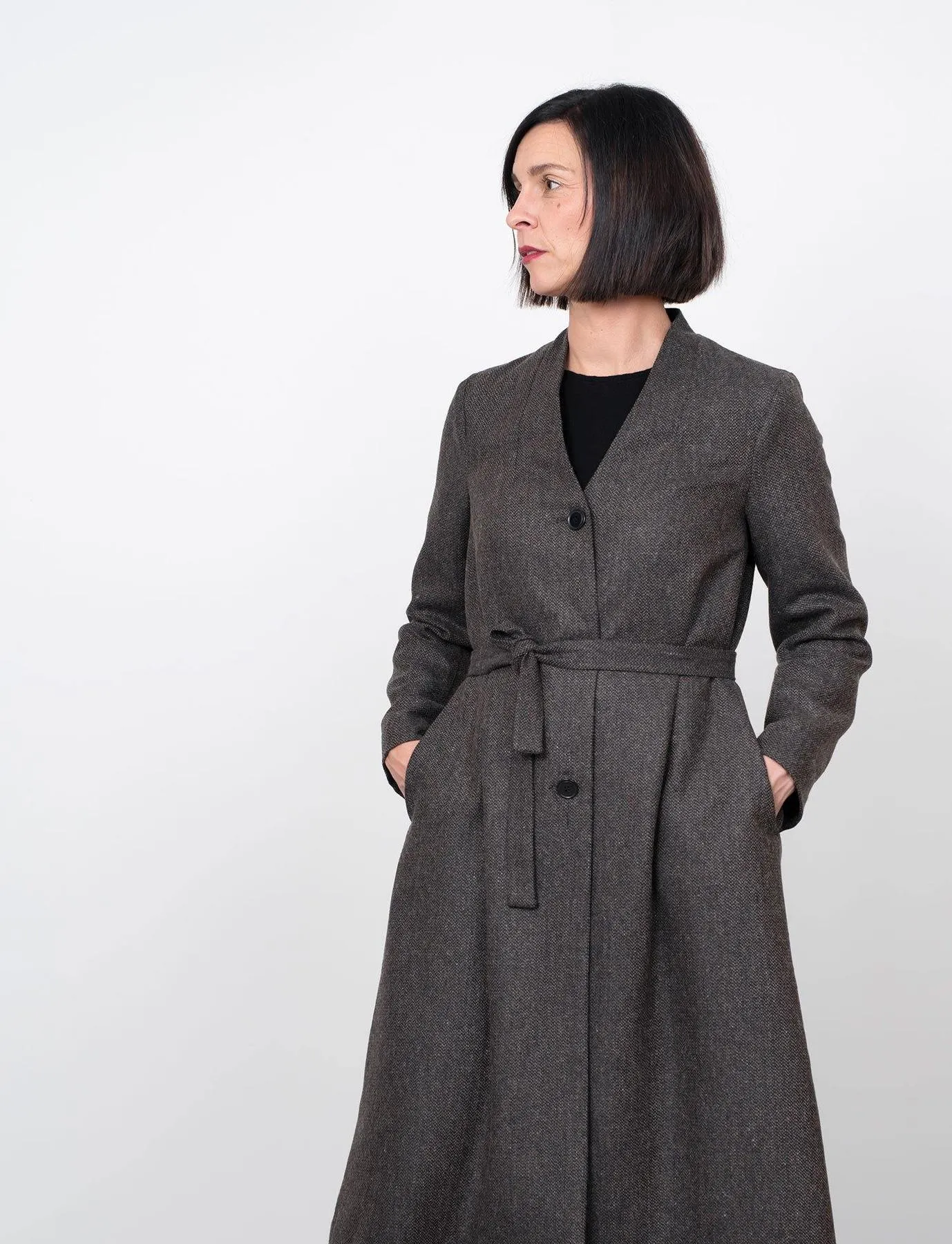 The Assembly Line - V Neck Coat