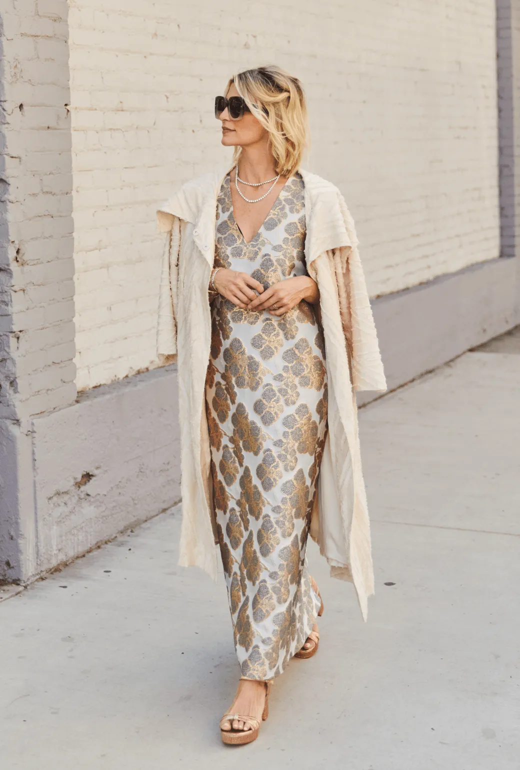 The Grace Coat 2.0 - Ivory Fringe