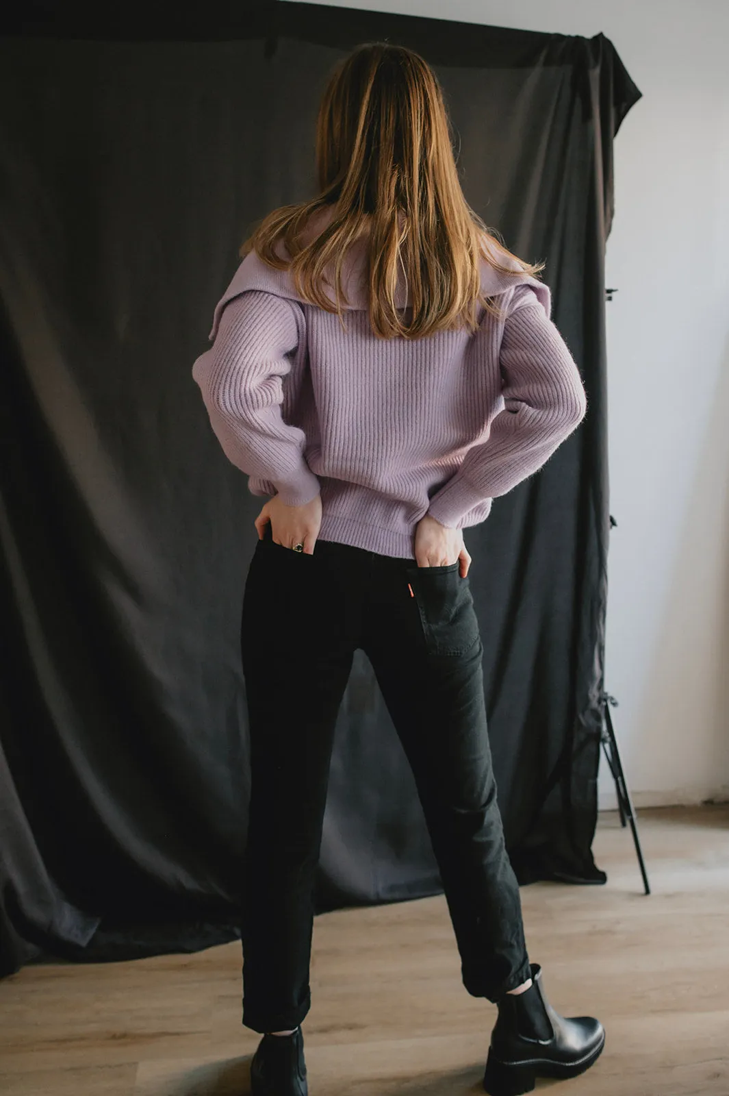 The Tiana Zip Turtleneck Sweater