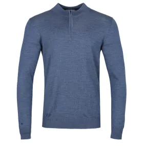 Thomas Maine 1/4 Zip Knitwear in Blue