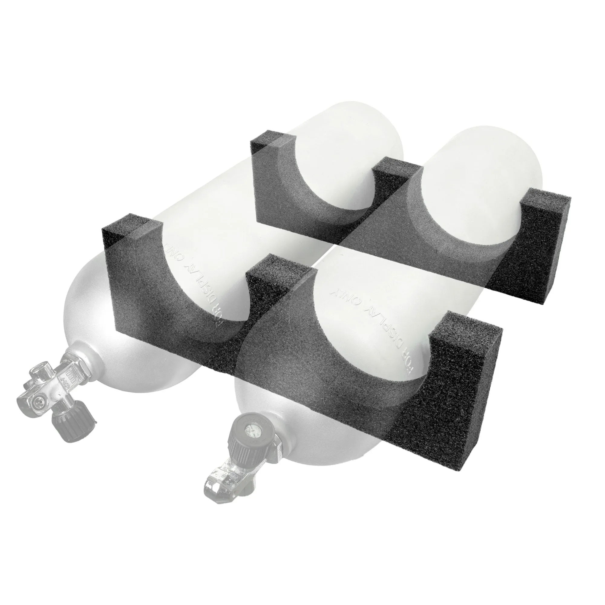 Trident Double Foam Tank Rack Accessories